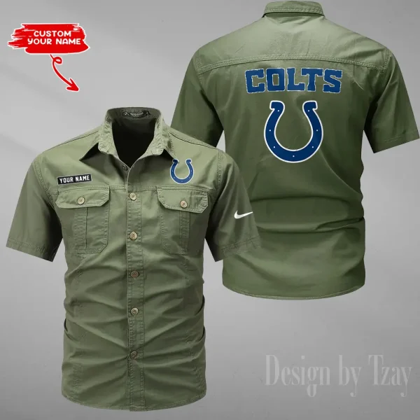 Indianapolis Colts Military Cargo Cotton Shirts New 2025 SPTMSSWS078 - Image 4