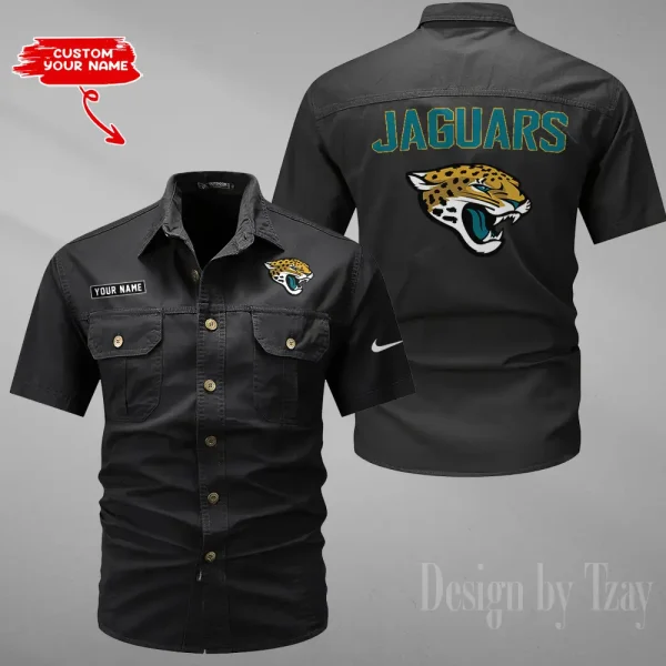 Jacksonville Jaguars Military Cargo Cotton Shirts New 2025 SPTMSSWS079