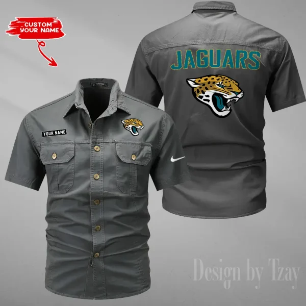 Jacksonville Jaguars Military Cargo Cotton Shirts New 2025 SPTMSSWS079 - Image 3