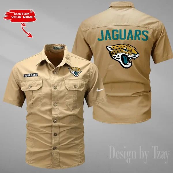 Jacksonville Jaguars Military Cargo Cotton Shirts New 2025 SPTMSSWS079 - Image 4