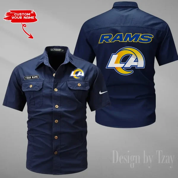 Los Angeles Rams Military Cargo Cotton Shirts New 2025 SPTMSSWS083