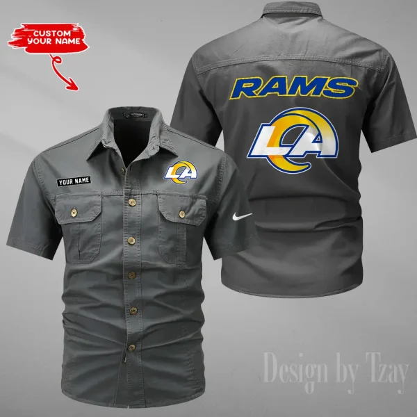 Los Angeles Rams Military Cargo Cotton Shirts New 2025 SPTMSSWS083 - Image 4