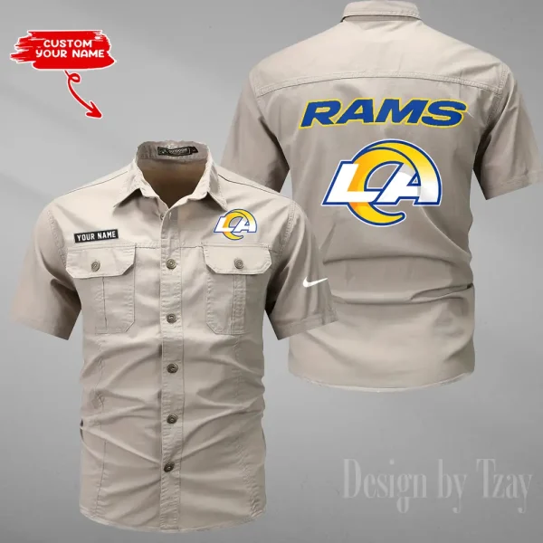 Los Angeles Rams Military Cargo Cotton Shirts New 2025 SPTMSSWS083 - Image 5