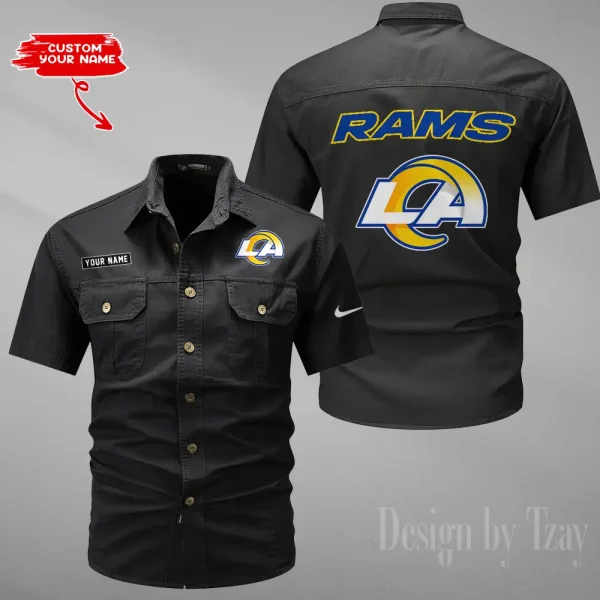 Los Angeles Rams Military Cargo Cotton Shirts New 2025 SPTMSSWS083 - Image 6