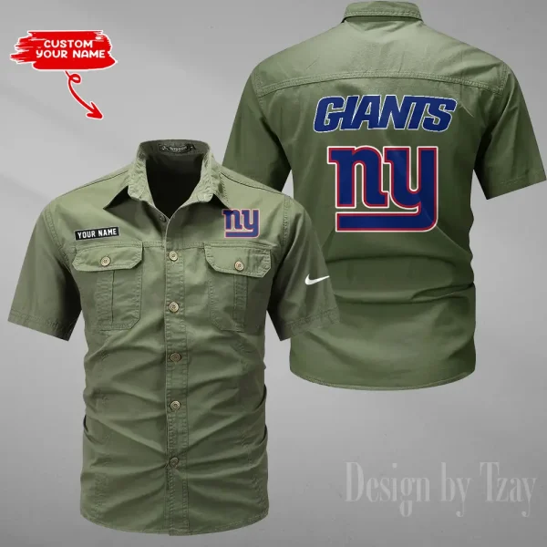 New York Giants Military Cargo Cotton Shirts New 2025 SPTMSSWS088 - Image 4