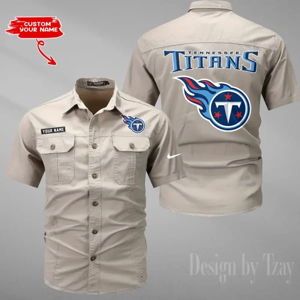Tennessee Titans Military Cargo Cotton Shirts New 2025 SPTMSSWS095 - Image 5