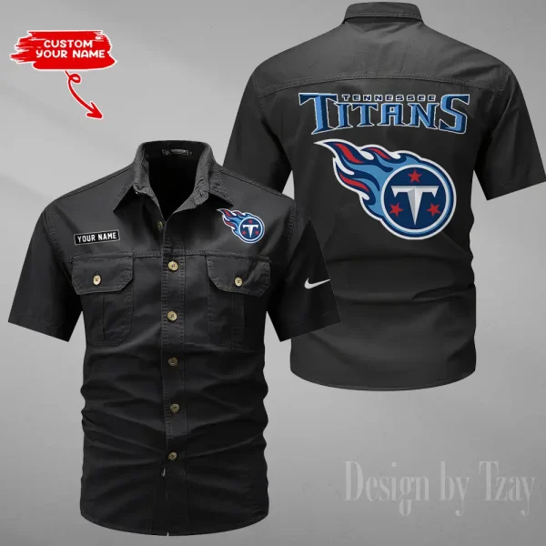 Tennessee Titans Military Cargo Cotton Shirts New 2025 SPTMSSWS095 - Image 6