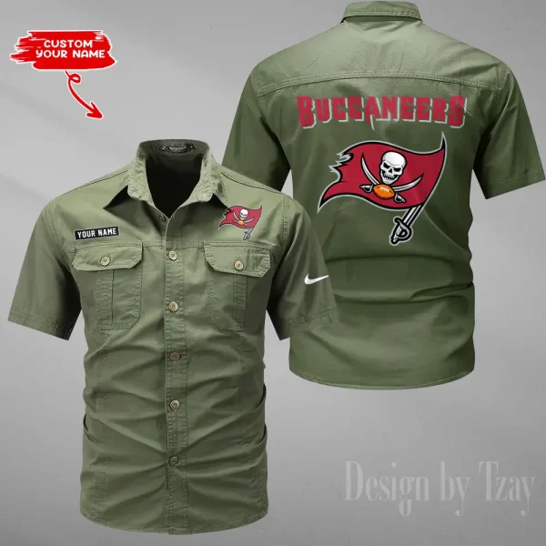 Tampa Bay Buccaneers Military Cargo Cotton Shirts New 2025 SPTMSSWS096 - Image 3