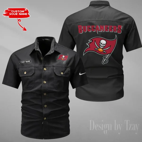 Tampa Bay Buccaneers Military Cargo Cotton Shirts New 2025 SPTMSSWS096 - Image 6