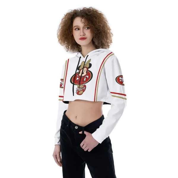 San Francisco 49ers Personalized Combo Croptop Hoodie And Leggings AZHLTT665