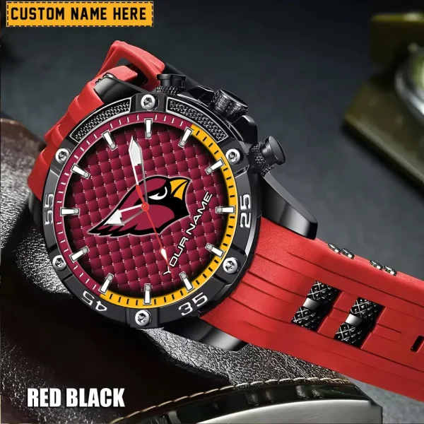 Arizona Cardinals Silicon Strap Fashion Wrist Watch Trending 2025 SPTSSFWW066 - Image 6