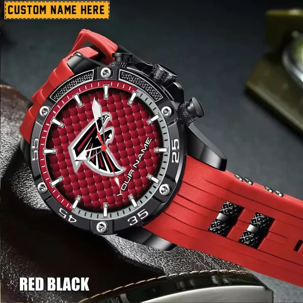 Atlanta Falcons Silicon Strap Fashion Wrist Watch Trending 2025 SPTSSFWW067 - Image 6