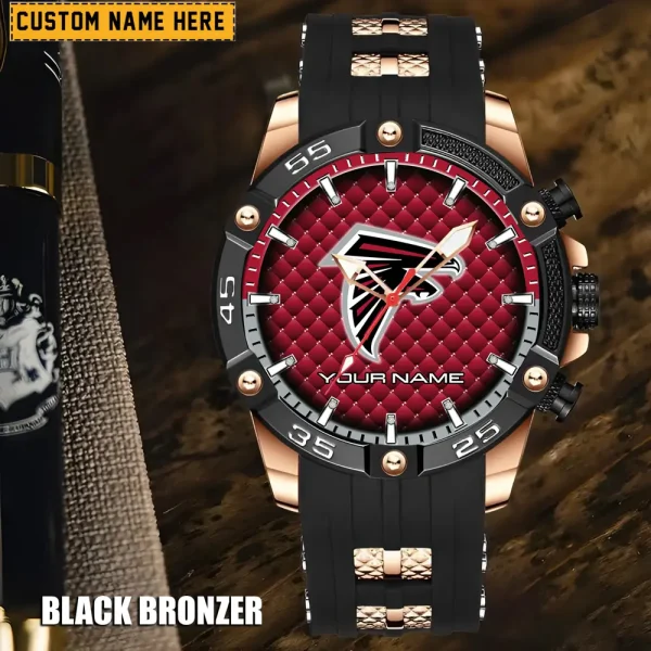 Atlanta Falcons Silicon Strap Fashion Wrist Watch Trending 2025 SPTSSFWW067