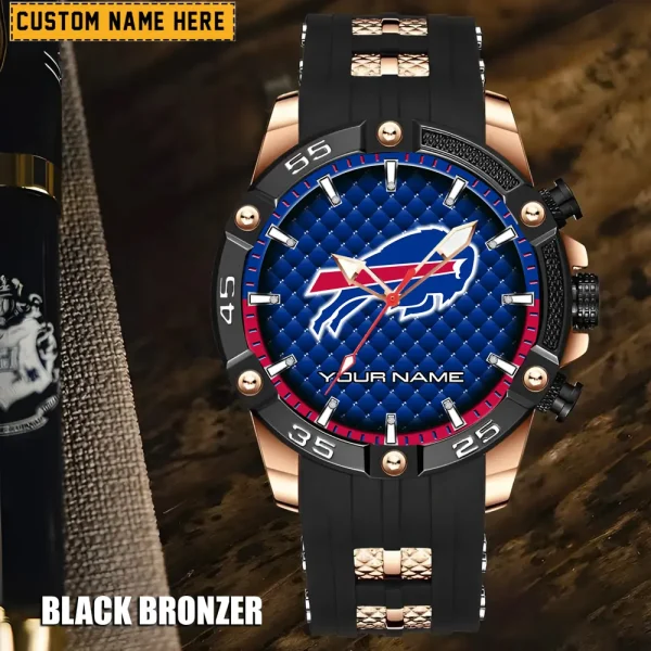 Buffalo Bills Silicon Strap Fashion Wrist Watch Trending 2025 SPTSSFWW069