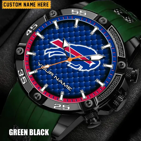 Buffalo Bills Silicon Strap Fashion Wrist Watch Trending 2025 SPTSSFWW069 - Image 3