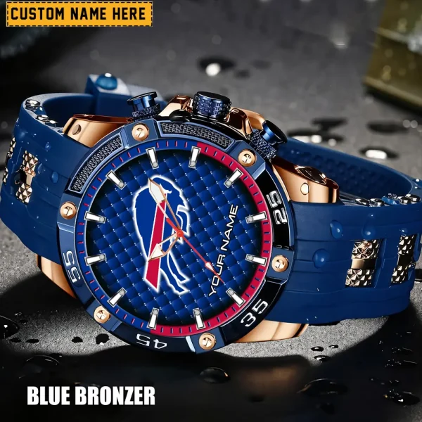 Buffalo Bills Silicon Strap Fashion Wrist Watch Trending 2025 SPTSSFWW069 - Image 4
