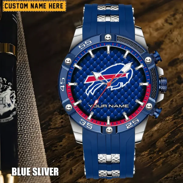 Buffalo Bills Silicon Strap Fashion Wrist Watch Trending 2025 SPTSSFWW069 - Image 5