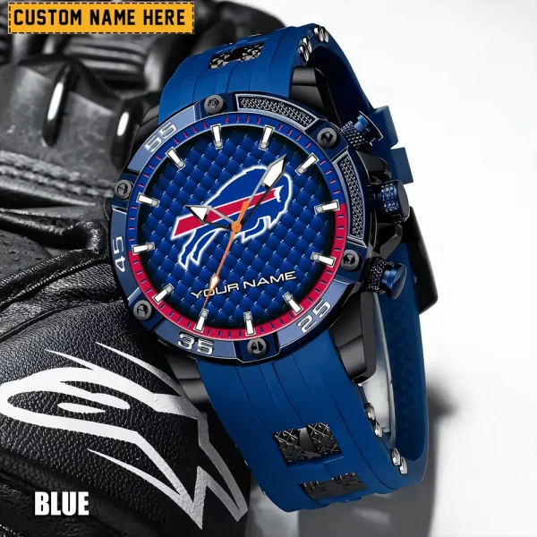 Buffalo Bills Silicon Strap Fashion Wrist Watch Trending 2025 SPTSSFWW069 - Image 6