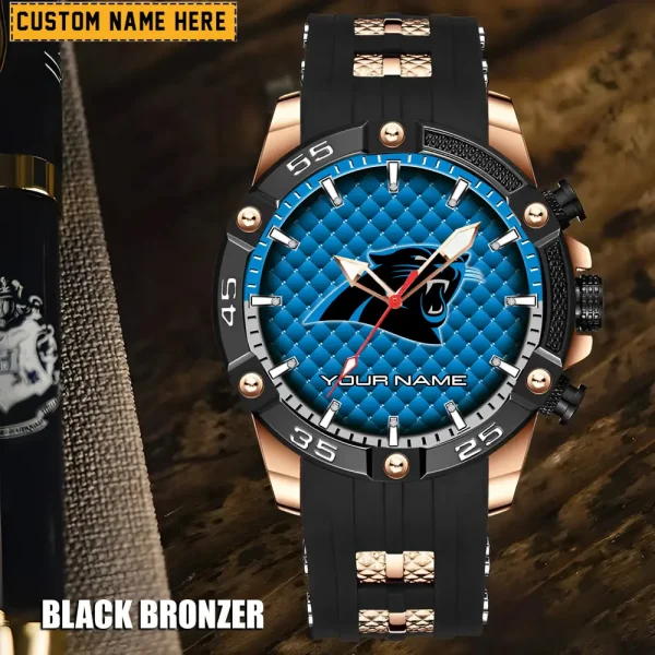 Carolina Panthers Silicon Strap Fashion Wrist Watch Trending 2025 SPTSSFWW070