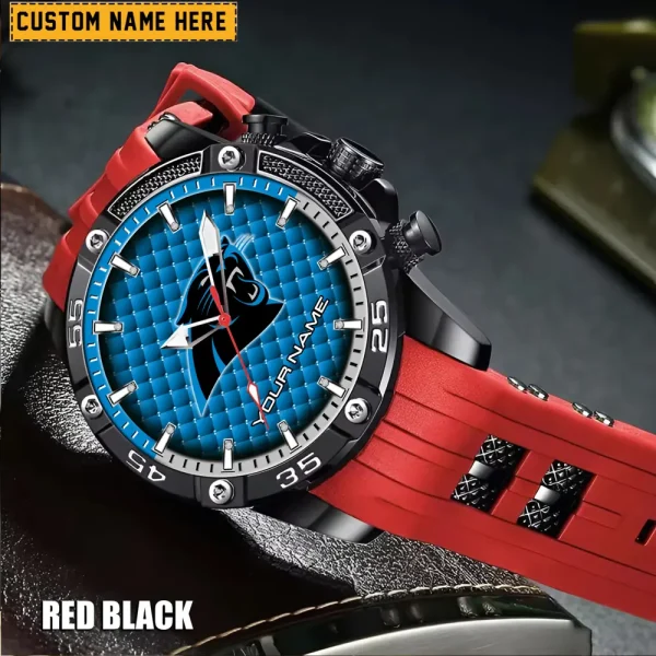 Carolina Panthers Silicon Strap Fashion Wrist Watch Trending 2025 SPTSSFWW070 - Image 2