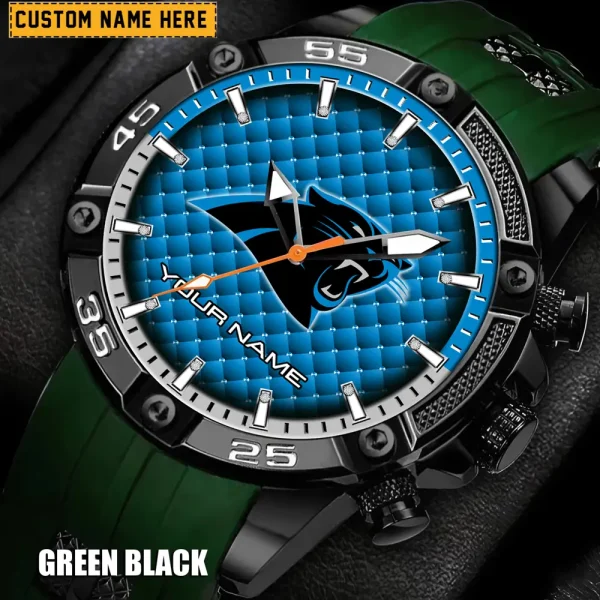 Carolina Panthers Silicon Strap Fashion Wrist Watch Trending 2025 SPTSSFWW070 - Image 3