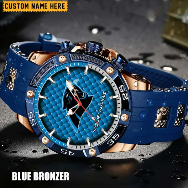 Carolina Panthers Silicon Strap Fashion Wrist Watch Trending 2025 SPTSSFWW070 - Image 4