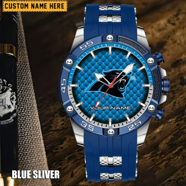 Carolina Panthers Silicon Strap Fashion Wrist Watch Trending 2025 SPTSSFWW070 - Image 5
