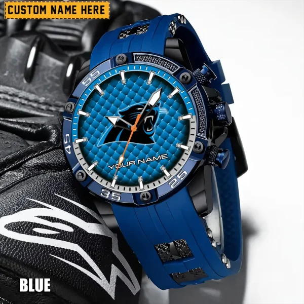 Carolina Panthers Silicon Strap Fashion Wrist Watch Trending 2025 SPTSSFWW070 - Image 6