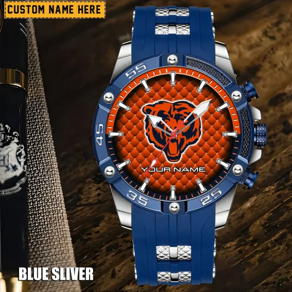 Chicago Bears Silicon Strap Fashion Wrist Watch Trending 2025 SPTSSFWW071 - Image 3
