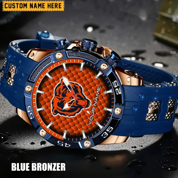 Chicago Bears Silicon Strap Fashion Wrist Watch Trending 2025 SPTSSFWW071 - Image 4