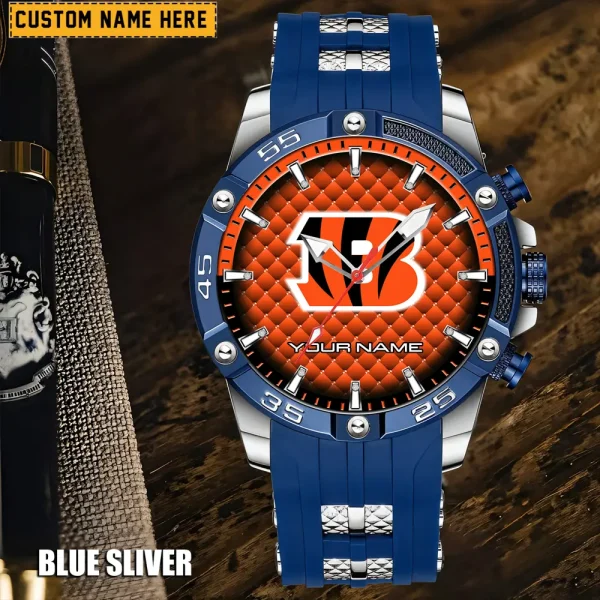 Cincinnati Bengals Silicon Strap Fashion Wrist Watch Trending 2025 SPTSSFWW072 - Image 3