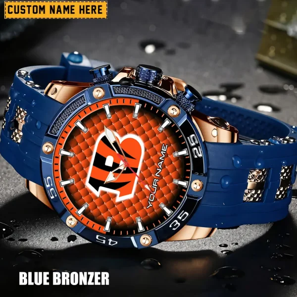 Cincinnati Bengals Silicon Strap Fashion Wrist Watch Trending 2025 SPTSSFWW072 - Image 6