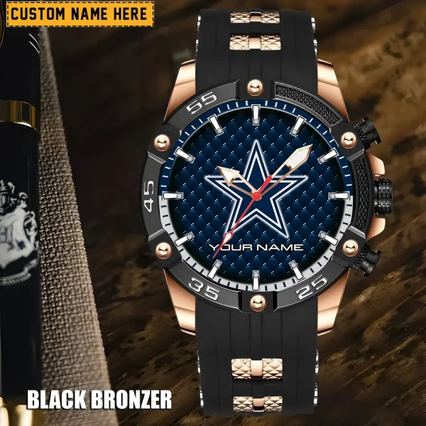 Dallas Cowboys Silicon Strap Fashion Wrist Watch Trending 2025 SPTSSFWW074