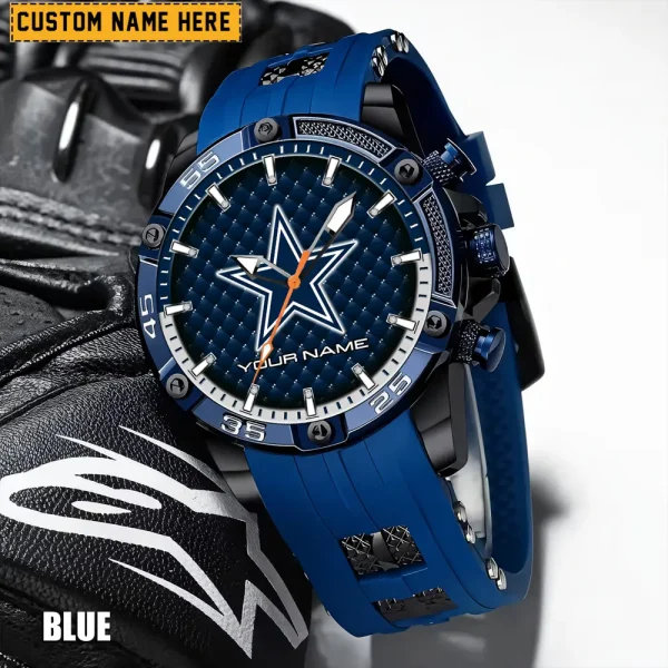 Dallas Cowboys Silicon Strap Fashion Wrist Watch Trending 2025 SPTSSFWW074 - Image 6