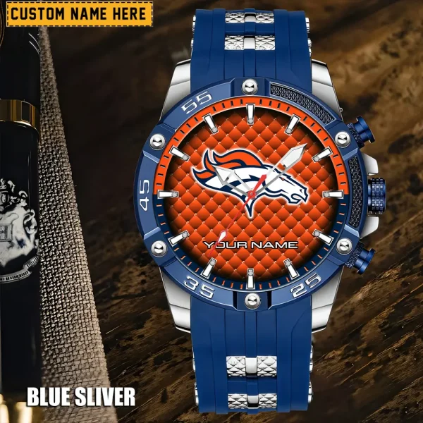 Denver Broncos Silicon Strap Fashion Wrist Watch Trending 2025 SPTSSFWW075 - Image 3