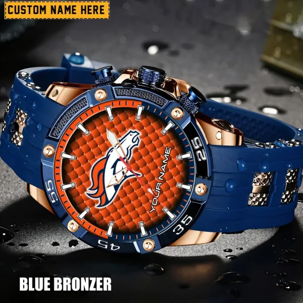 Denver Broncos Silicon Strap Fashion Wrist Watch Trending 2025 SPTSSFWW075 - Image 4