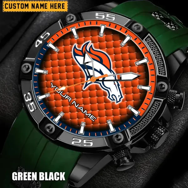 Denver Broncos Silicon Strap Fashion Wrist Watch Trending 2025 SPTSSFWW075 - Image 5
