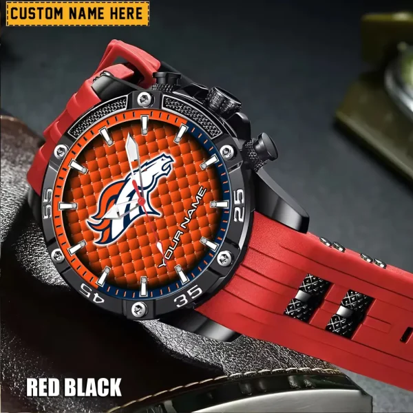Denver Broncos Silicon Strap Fashion Wrist Watch Trending 2025 SPTSSFWW075 - Image 6