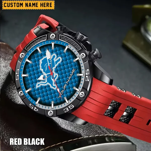 Detroit Lions Silicon Strap Fashion Wrist Watch Trending 2025 SPTSSFWW076 - Image 2