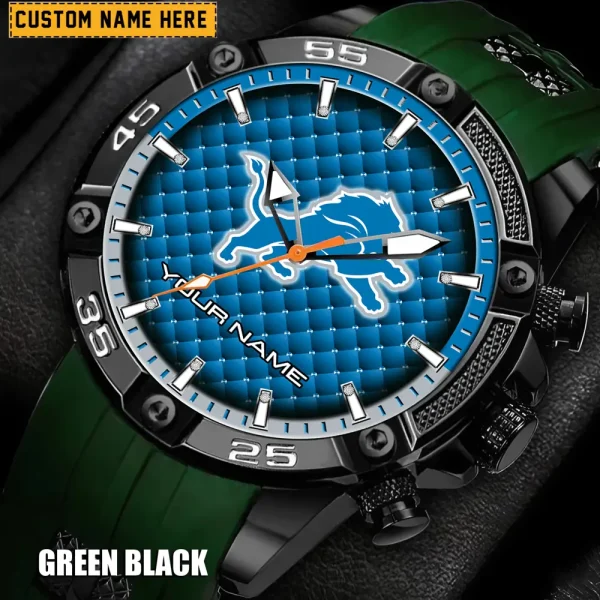 Detroit Lions Silicon Strap Fashion Wrist Watch Trending 2025 SPTSSFWW076 - Image 3