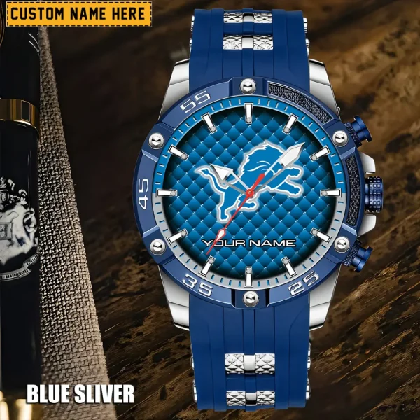 Detroit Lions Silicon Strap Fashion Wrist Watch Trending 2025 SPTSSFWW076 - Image 5