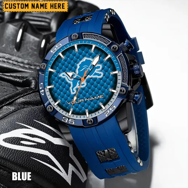 Detroit Lions Silicon Strap Fashion Wrist Watch Trending 2025 SPTSSFWW076 - Image 6