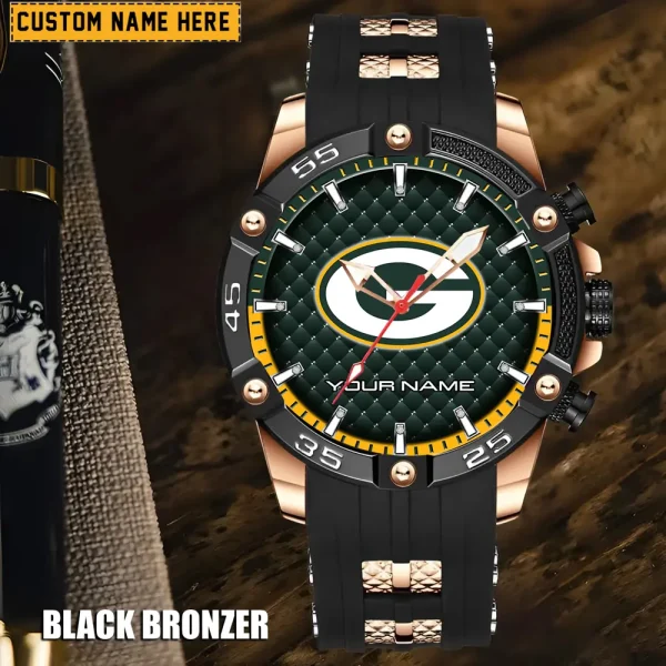 Green Bay Packers Silicon Strap Fashion Wrist Watch Trending 2025 SPTSSFWW077