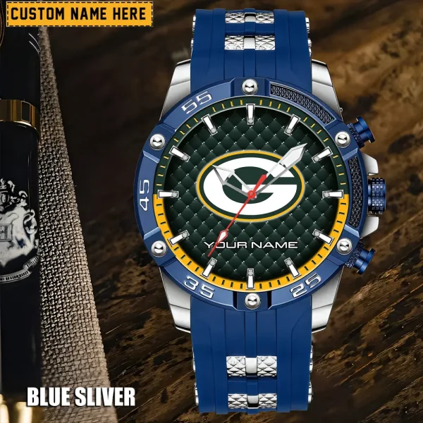 Green Bay Packers Silicon Strap Fashion Wrist Watch Trending 2025 SPTSSFWW077 - Image 5