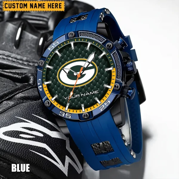 Green Bay Packers Silicon Strap Fashion Wrist Watch Trending 2025 SPTSSFWW077 - Image 6