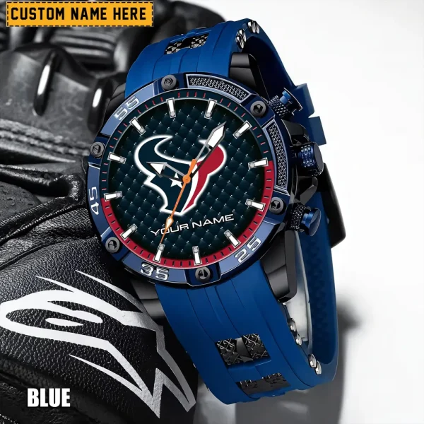 Houston Texans Silicon Strap Fashion Wrist Watch Trending 2025 SPTSSFWW078 - Image 2