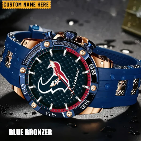 Houston Texans Silicon Strap Fashion Wrist Watch Trending 2025 SPTSSFWW078 - Image 3