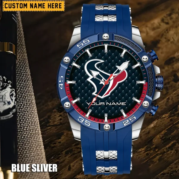 Houston Texans Silicon Strap Fashion Wrist Watch Trending 2025 SPTSSFWW078 - Image 4