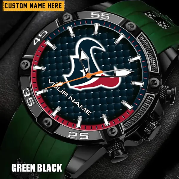 Houston Texans Silicon Strap Fashion Wrist Watch Trending 2025 SPTSSFWW078 - Image 5