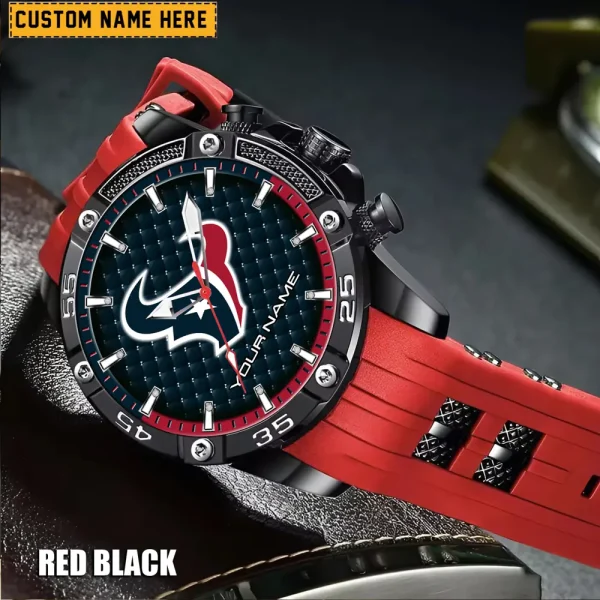 Houston Texans Silicon Strap Fashion Wrist Watch Trending 2025 SPTSSFWW078 - Image 6